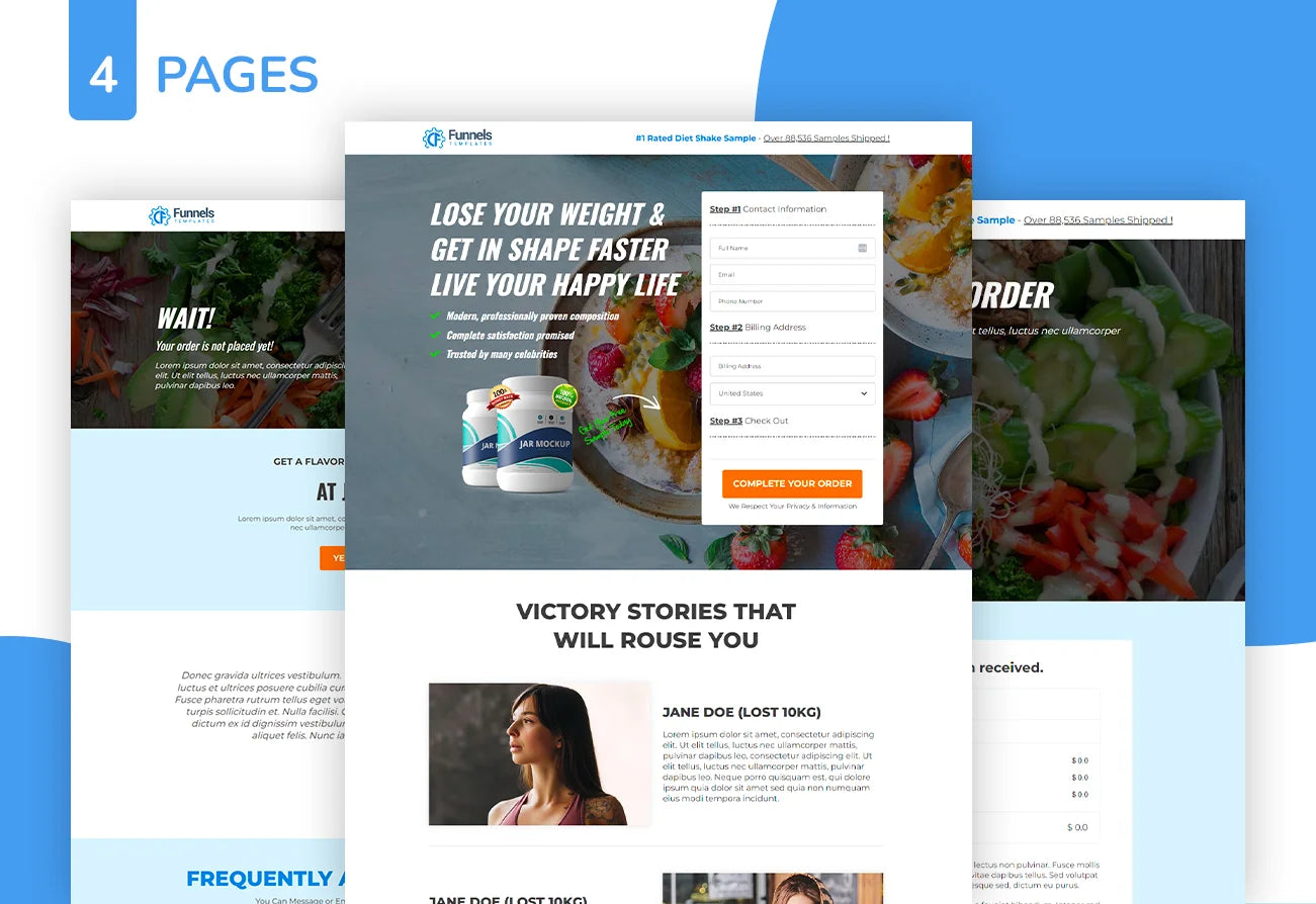 Weight Loss Wonder: The Ultimate Weight Loss HTML Template