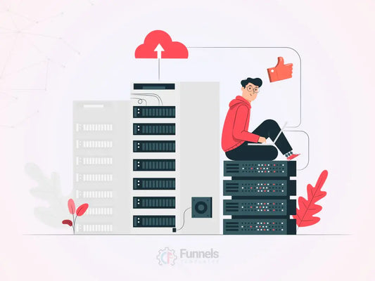 Web hosting comparison graphic: The Best Web Hosting Services for 2023, critical for fast sales funnel loading speed