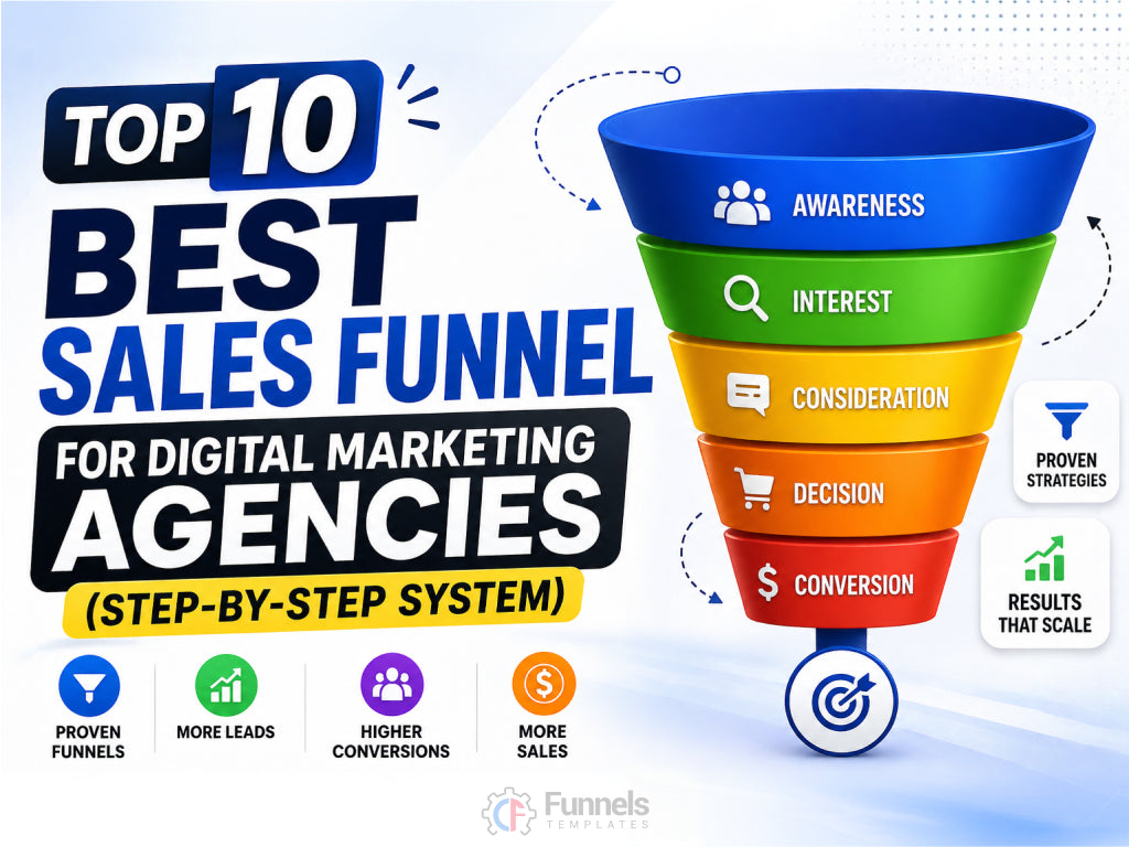 Top 10 Best Sales Funnel for Digital Marketing Agencies (Step-by-Step System)