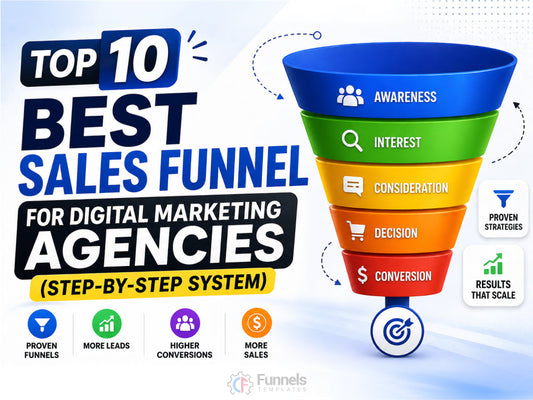 Top 10 Best Sales Funnel for Digital Marketing Agencies (Step-by-Step System)