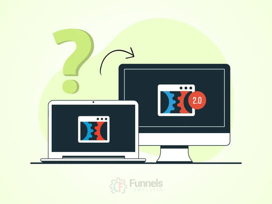 ClickFunnels Classic vs ClickFunnels 2.0 comparison – old editor vs new builder illustration