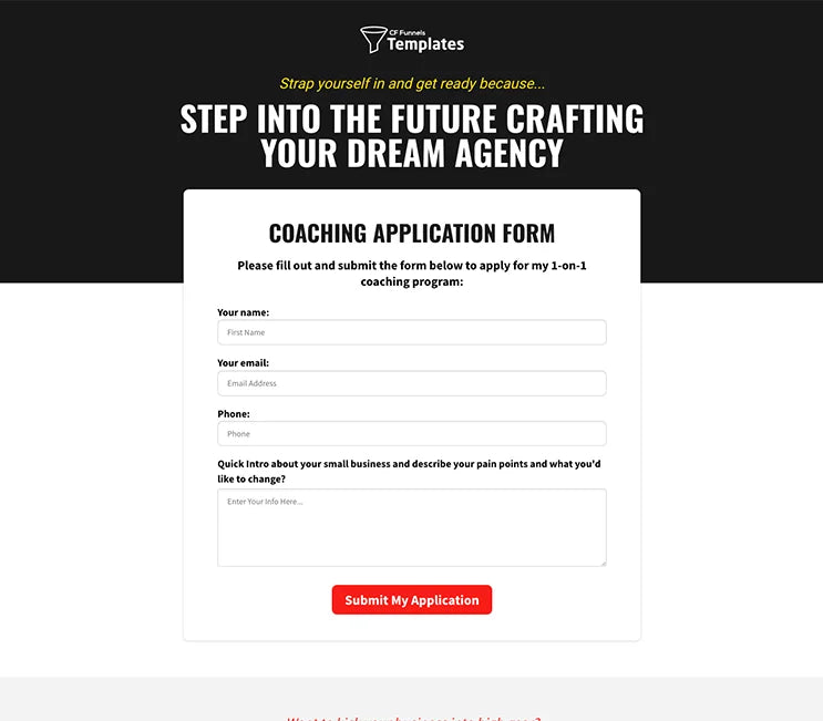 Coaching Application