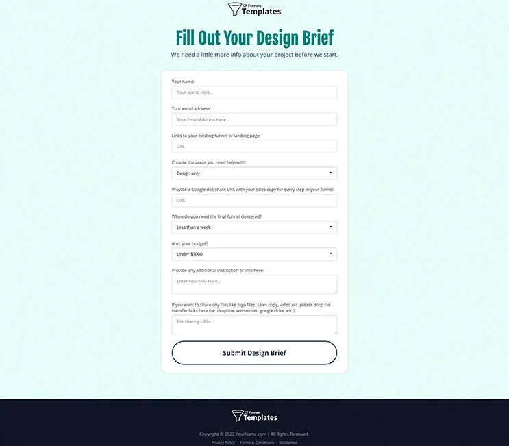 Design Brief