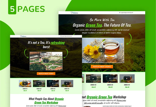 Green Tea Glory: Sales Funnel For Your Green Tea Business.