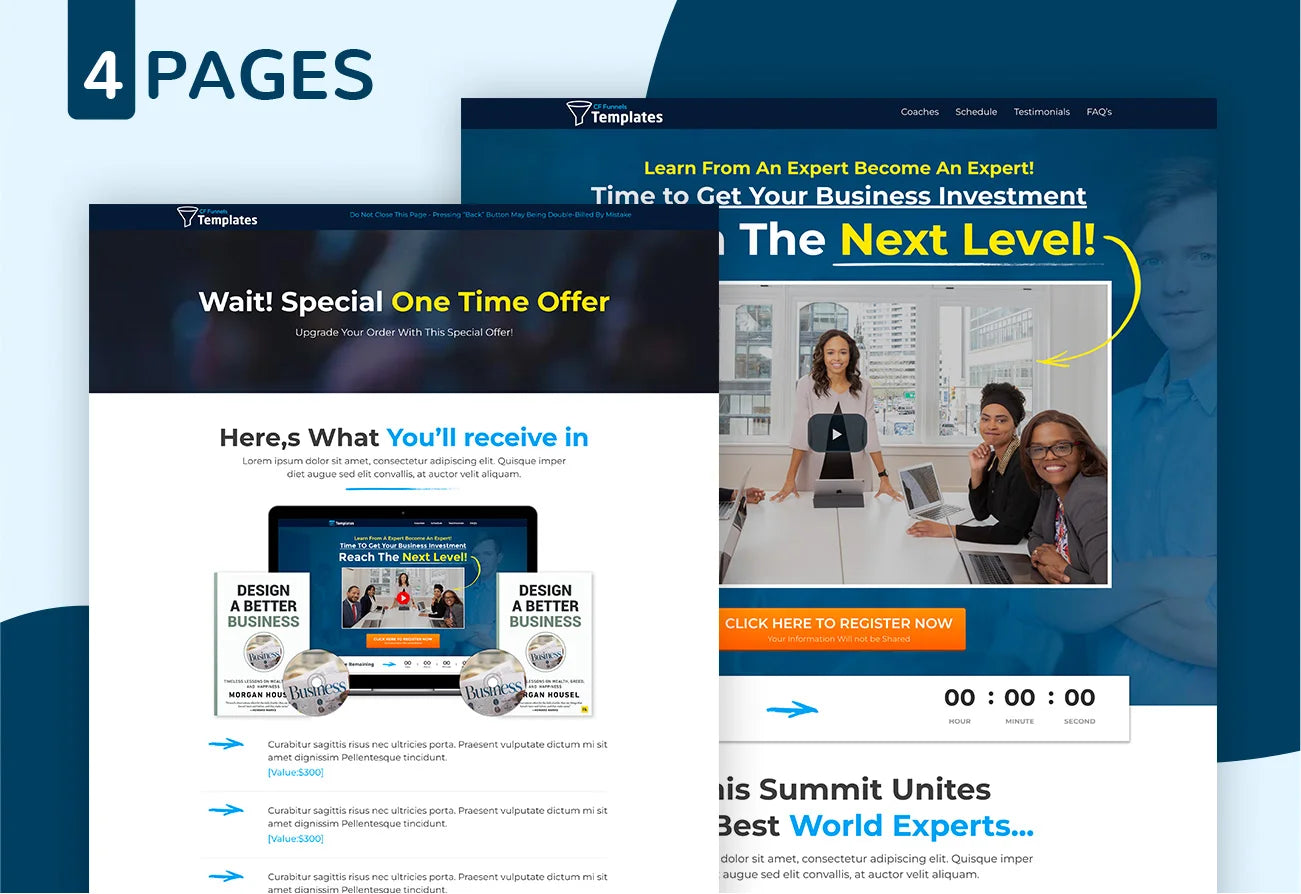 Business Boost: Best HTML templates for business coaching