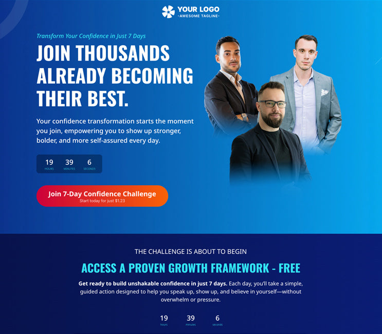 7-Day Confidence Funnel GHL - Optin