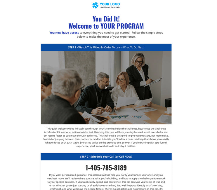 7-Day Confidence Funnel GHL - Thank You