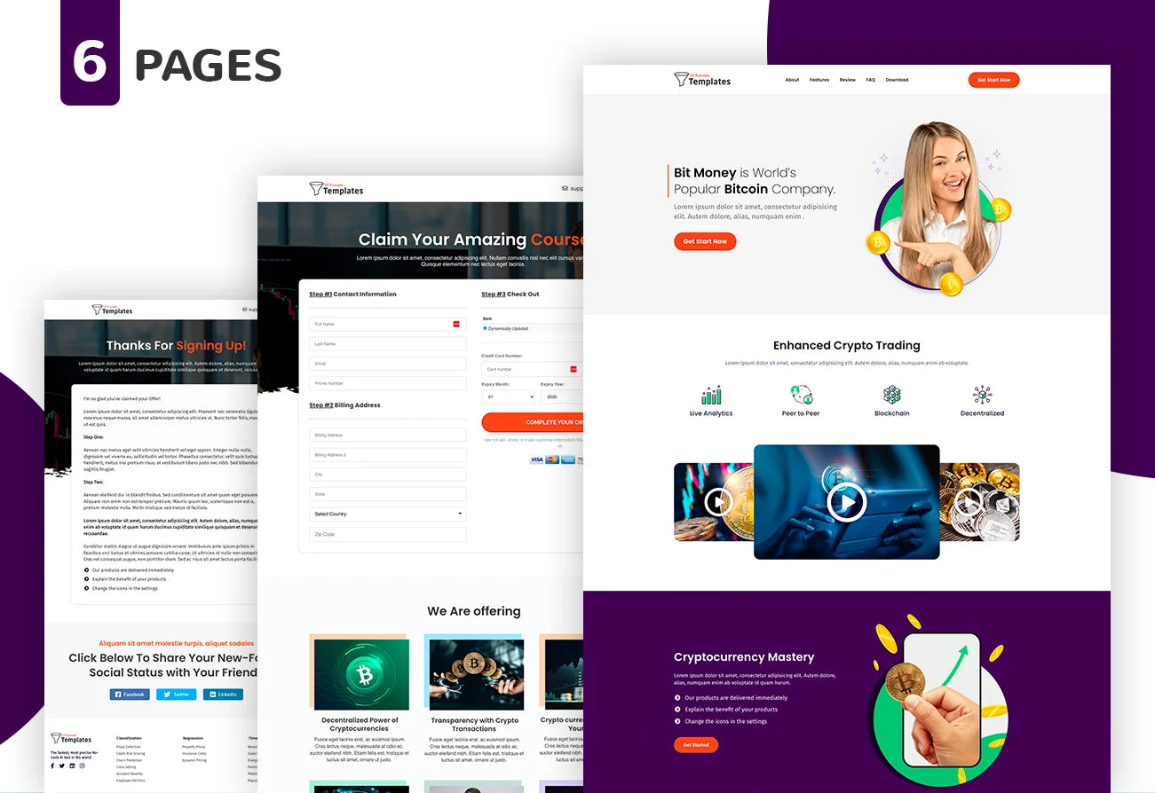 CryptoVenture Pro: Success with Premier Crypto Funnel template