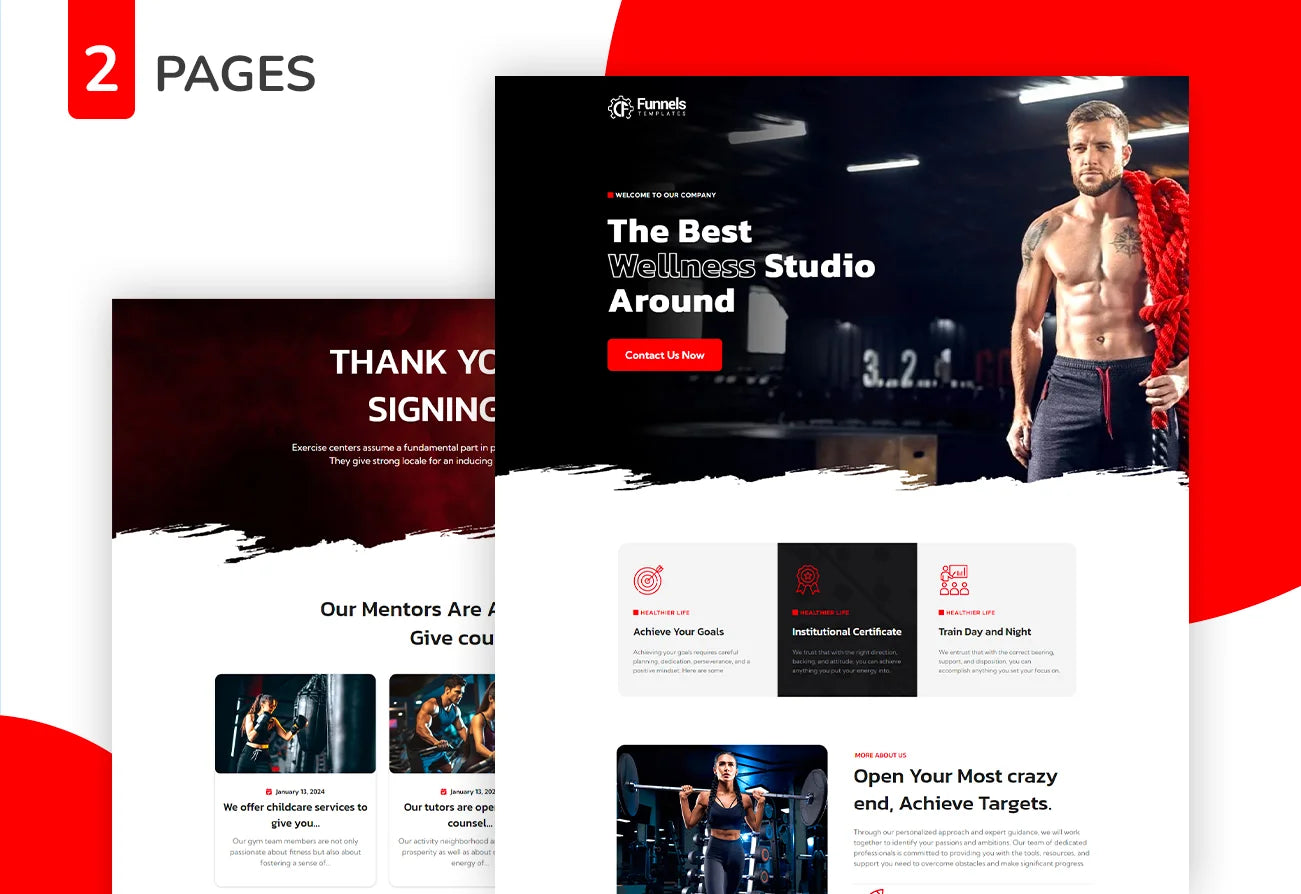 Funnels for Fitness Studio: Discover the Ultimate Wellness Haven