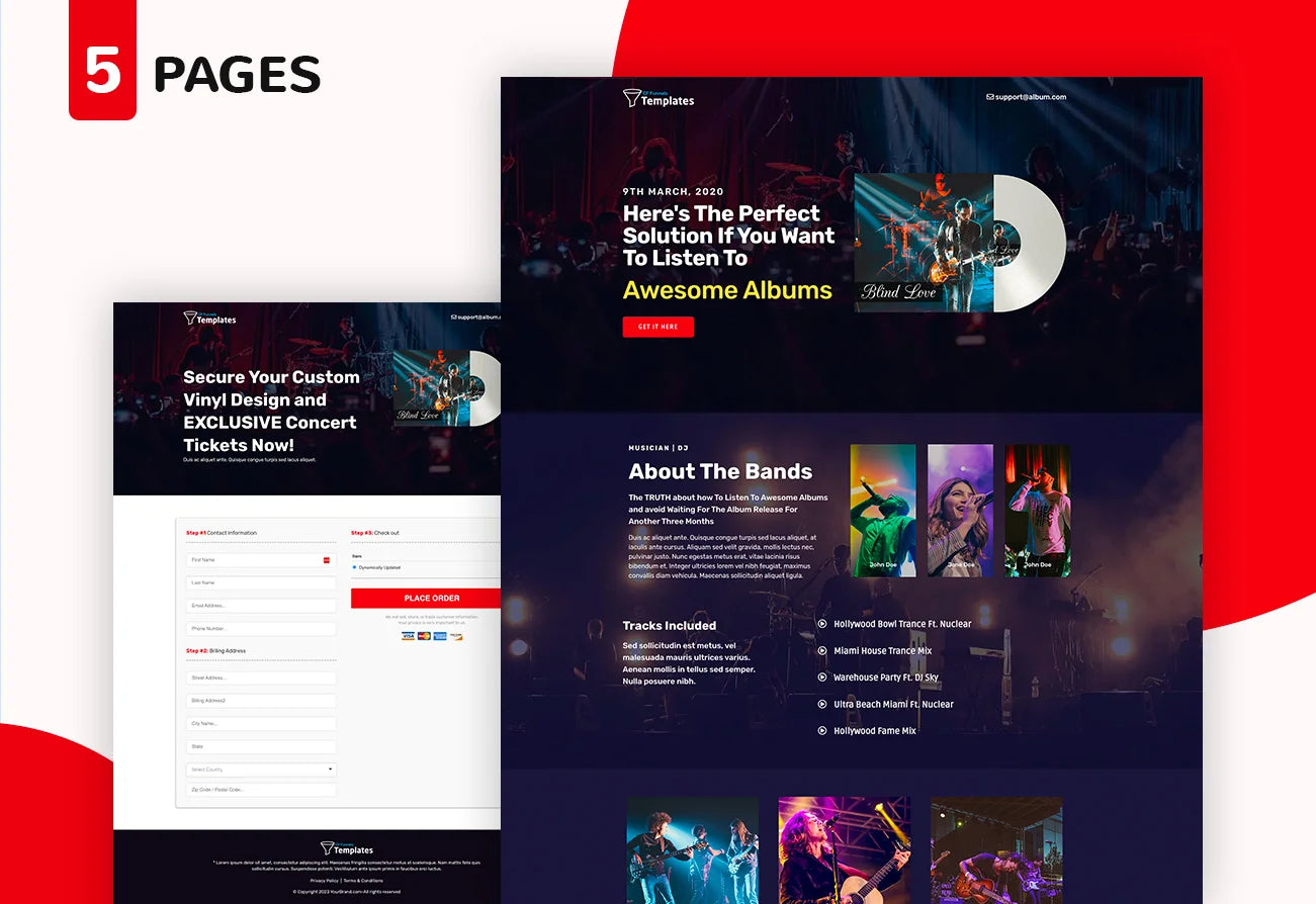 Music Magic: Music Funnel ClickFunnels Template