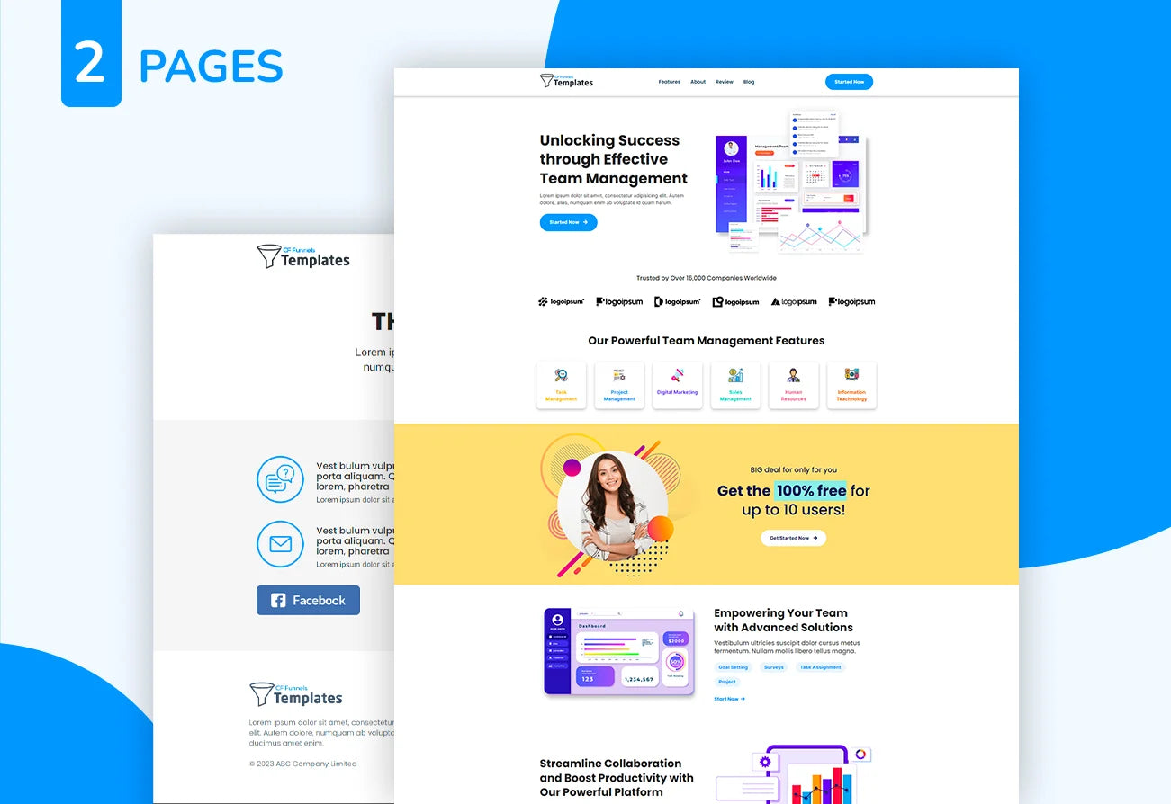 TeamSync Pro: The Ultimate Funnel for Management Software
