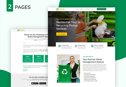 Waste Management Funnel: Trash & Recycling Pickup