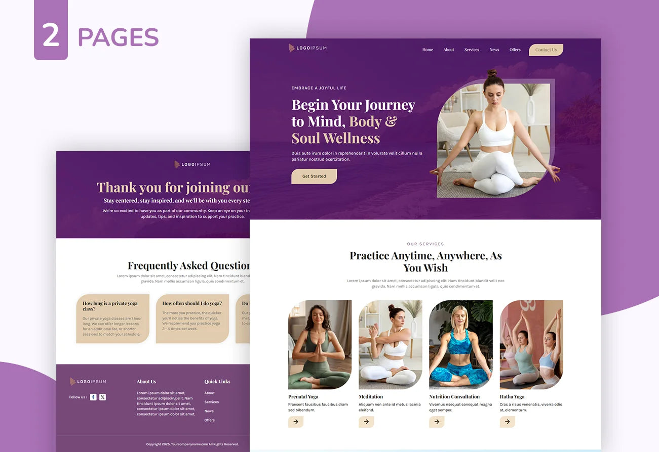 Wellness Journey Funnel – Mind, Body & Soul Balance