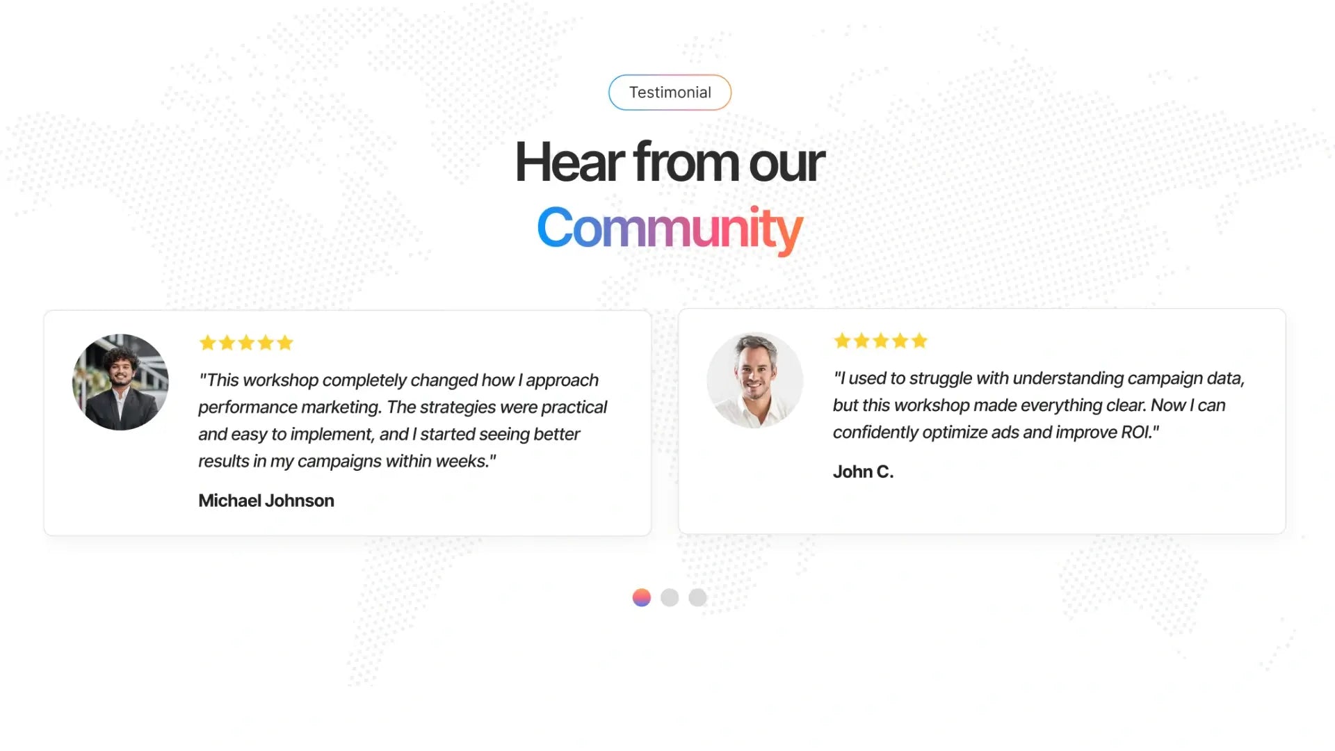 GoHighLevel SaaS Lead Generation Funnel for AI Tools - Testimonials