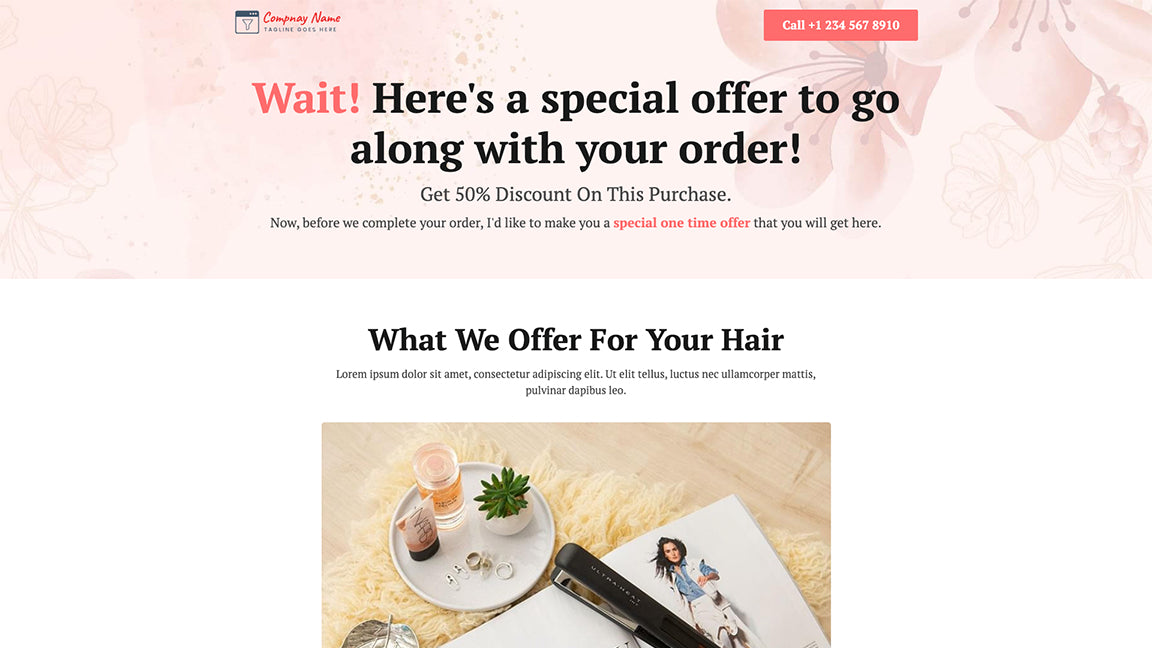 Sales-Funnel-for-Salon-_-Spa-Upsell-page