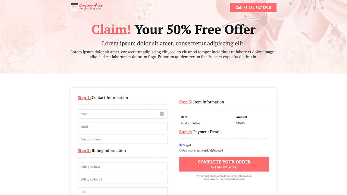 Sales-Funnel-for-Salon-_-Spa-order-page