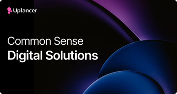 Success story banner for Uplancer Agency showcasing their digital brand visuals, reflecting the pixel-perfect Divi rebuild and performance-optimized WordPress development by CF Funnels