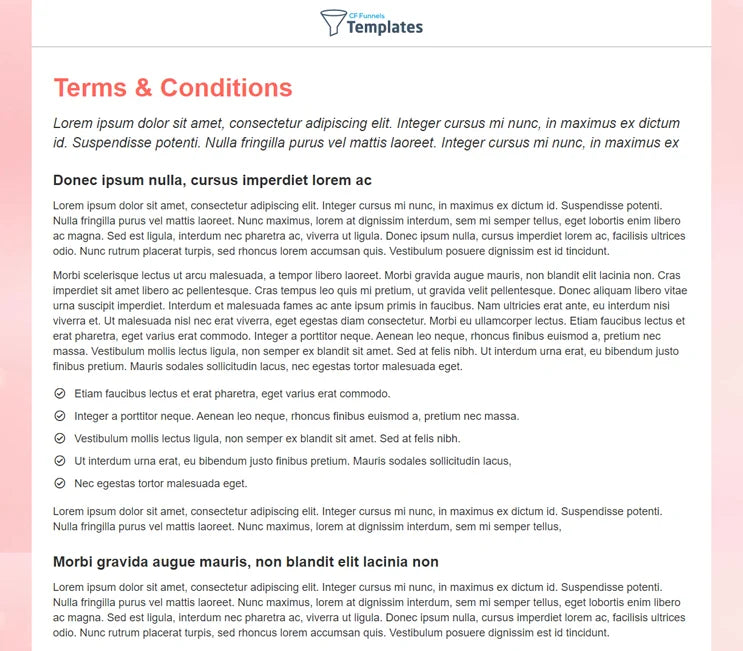 Free Skincare - Terms And Conditions