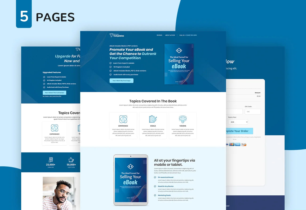 E-Book Empire: The HTML Funnel Template for Download eBooks