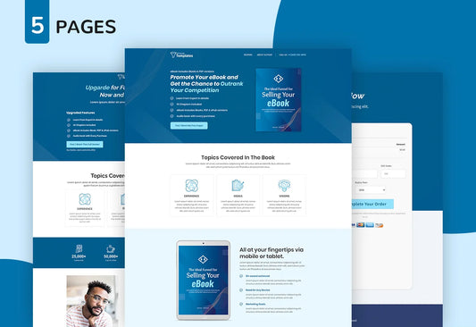 E-Book Empire: The HTML Funnel Template for Download eBooks