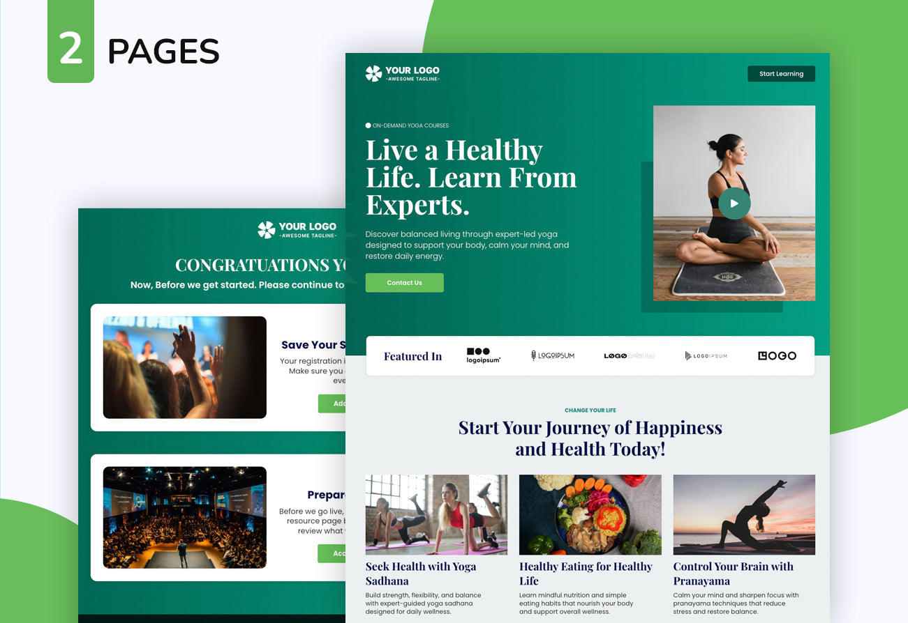 Online Yoga Courses Funnel Thumbnail