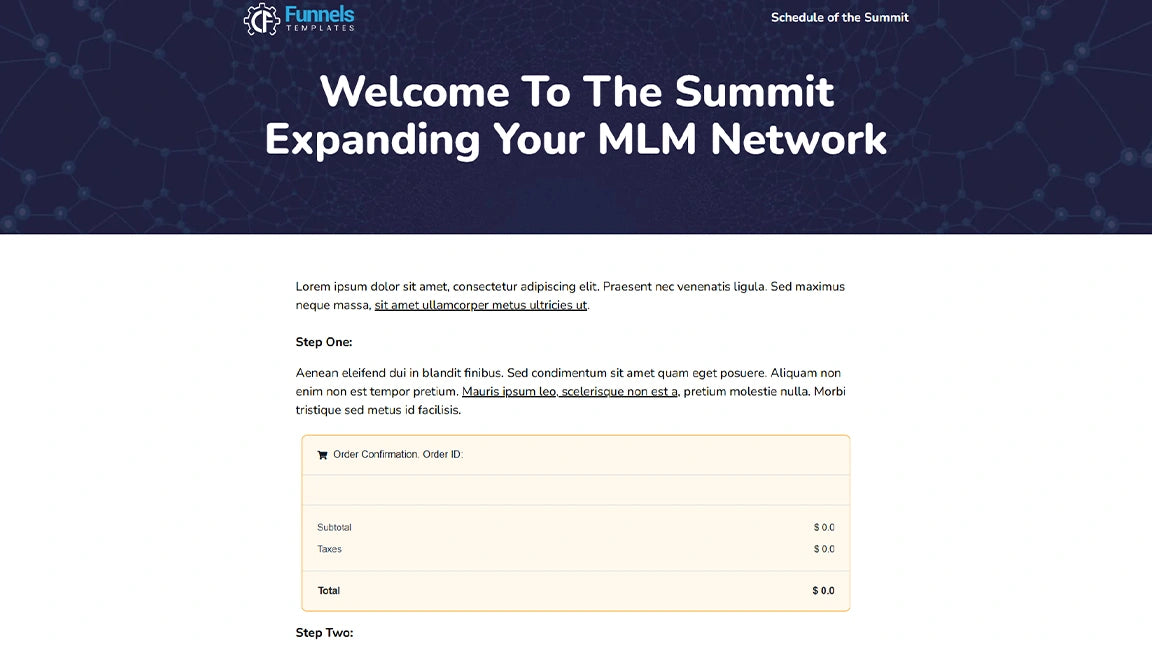 Webinar-Funnel-for-MLM-Network-order-confirmation-page