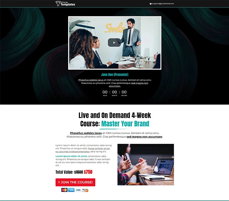 Webinar Broadcast Room