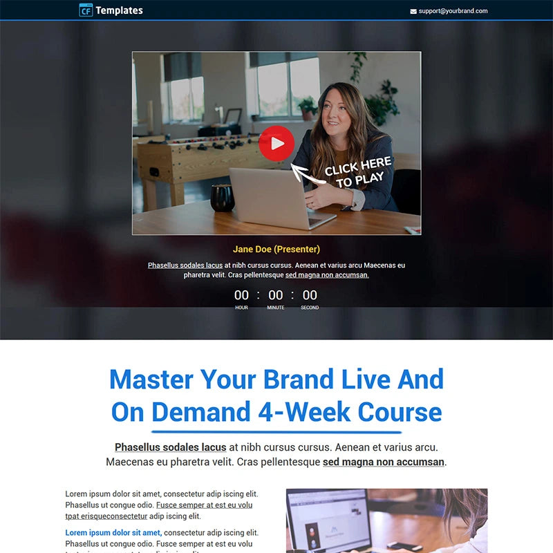 Webinar Broadcast Room