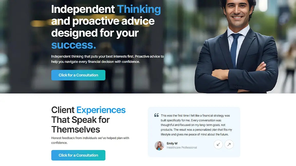 Consultation Lead Generation - Testimonials
