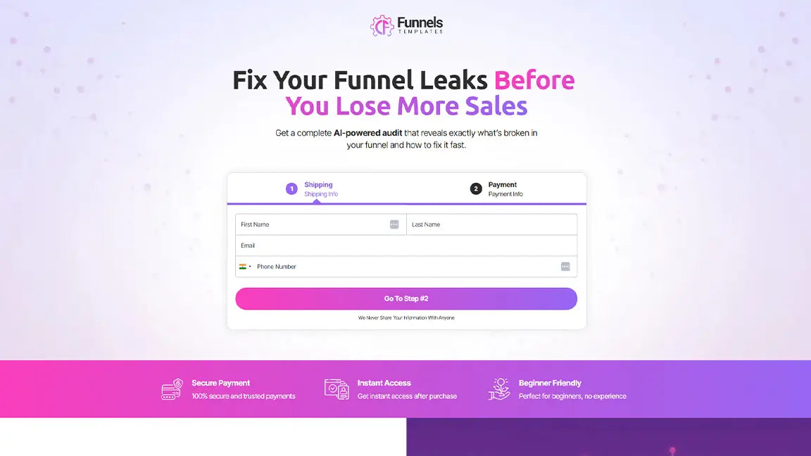 AI Funnel Audit Service - Checkout