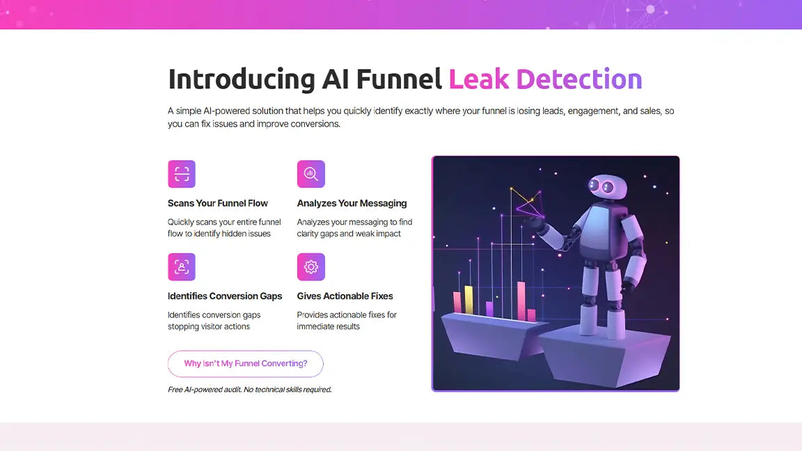 AI Funnel Audit Service - AI Funnel Leak Detection