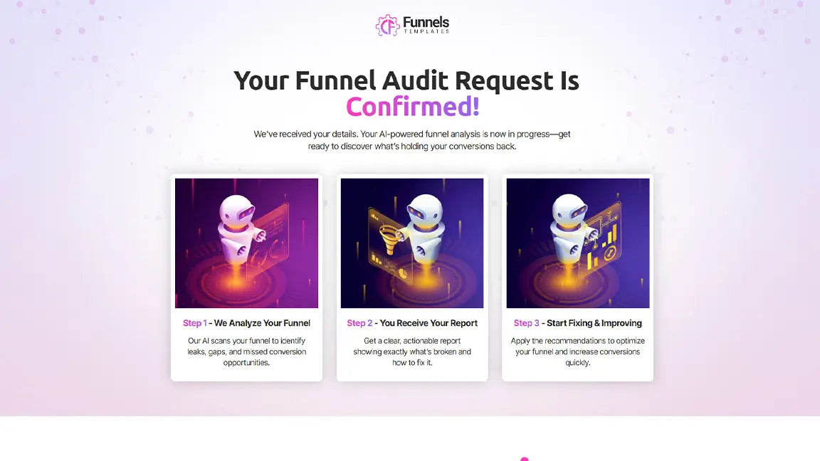 AI Funnel Audit Service - Thank you