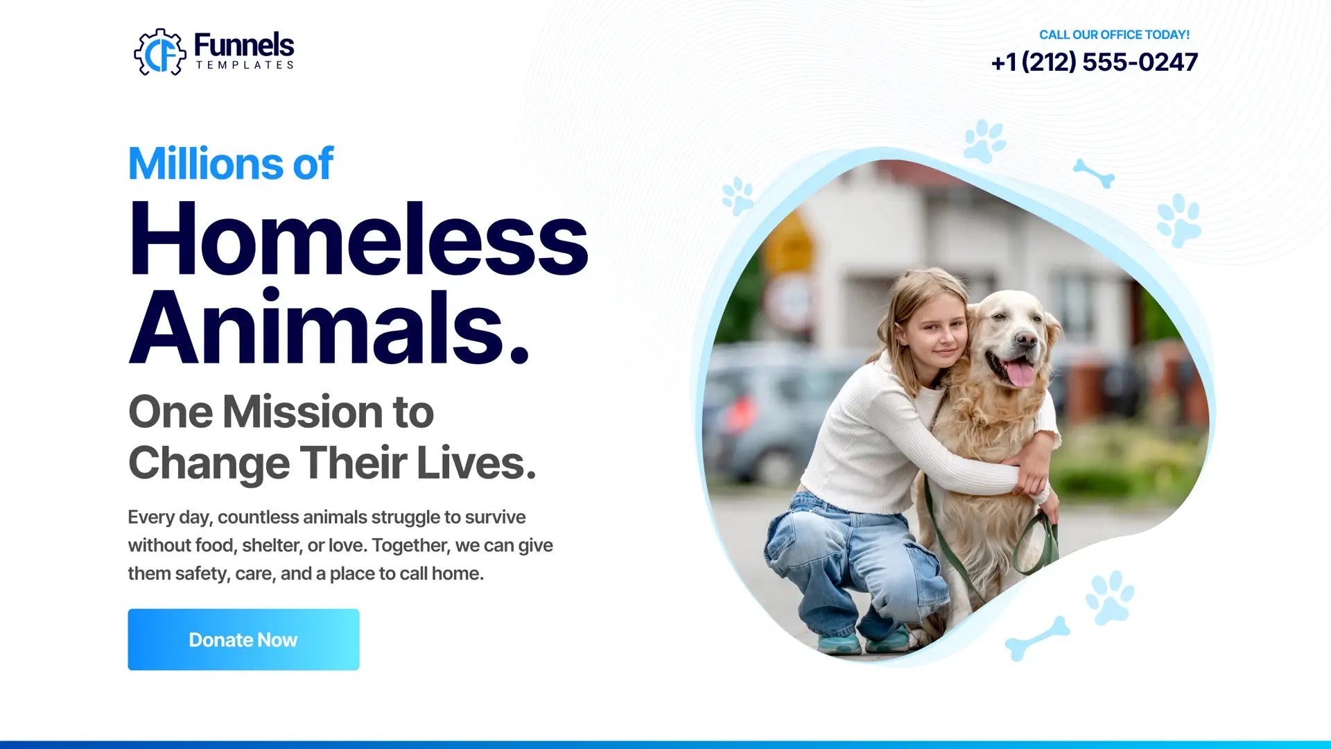 Animal Rescue & Shelter Support Funnel - Optin