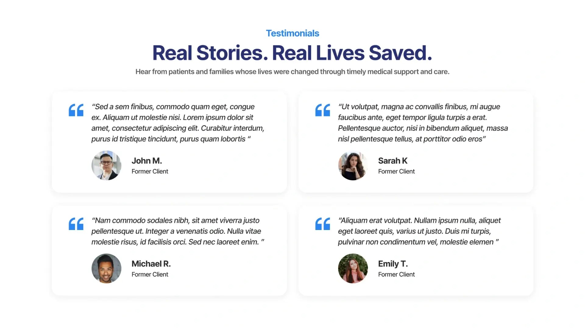 Animal Rescue & Shelter Support Funnel - Testimonials