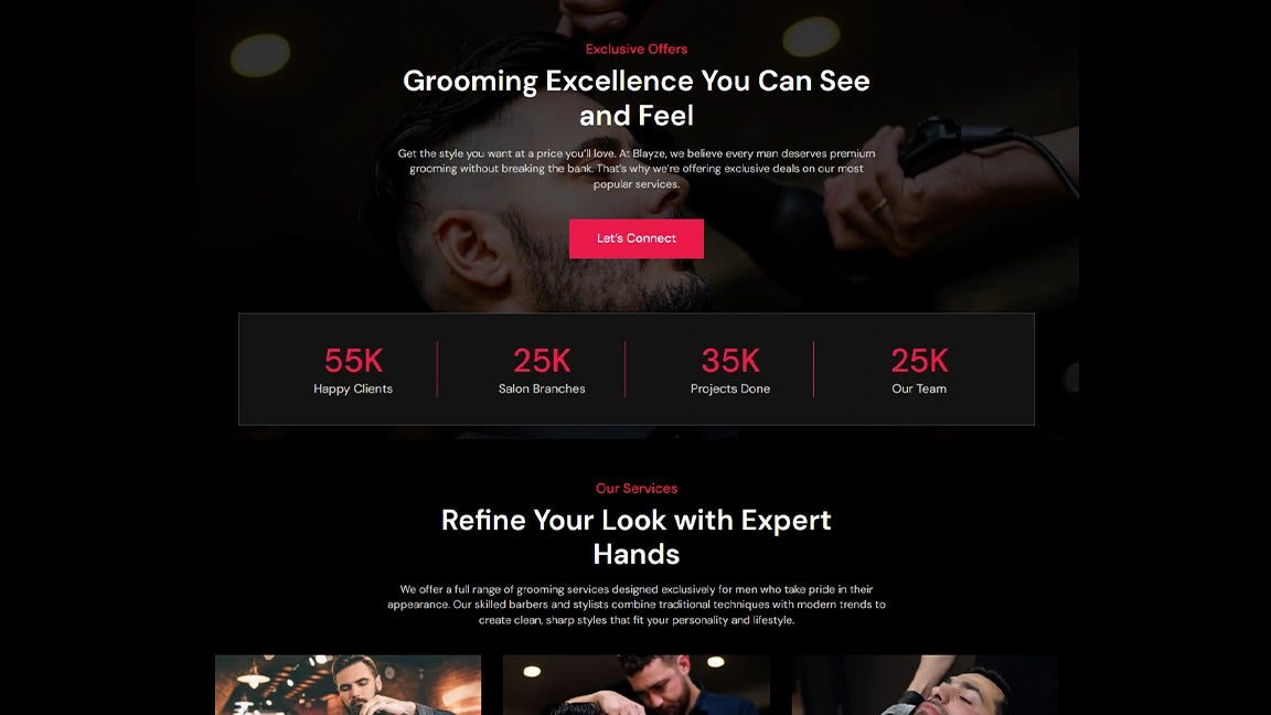 Barbershop Men’s Grooming & Haircare Booking - Exclusive Offers