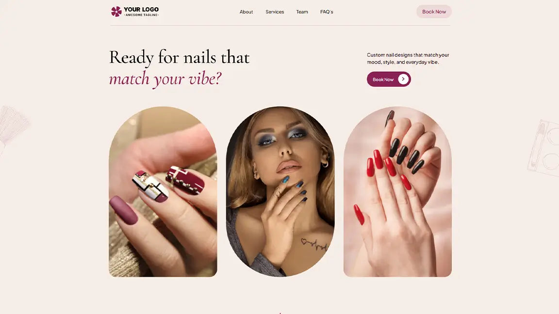 Beauty Appointment for Nail Salons - Banner