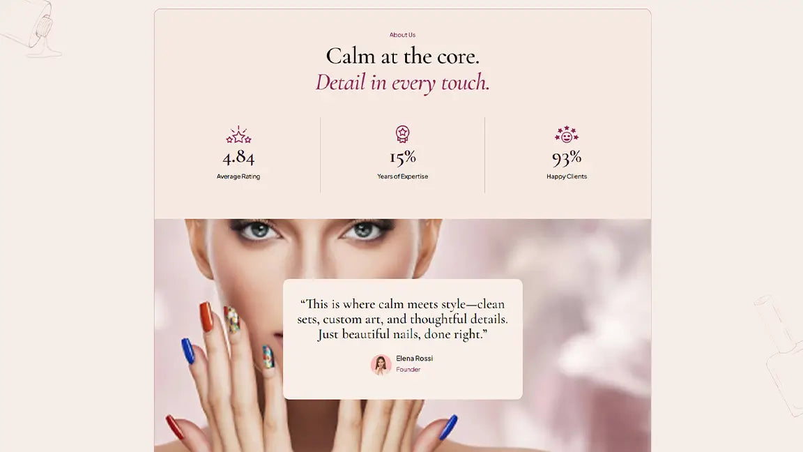 Beauty Appointment for Nail Salons - About Us