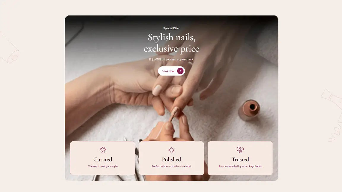Beauty Appointment for Nail Salons - Special Offer
