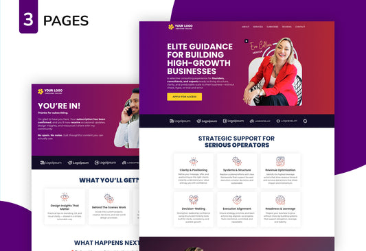 Business Growth Consulting Funnel Optin