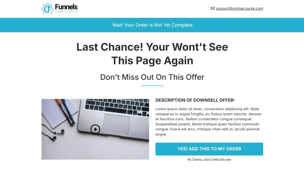 course-funnel-for-online-education-sales-downsell