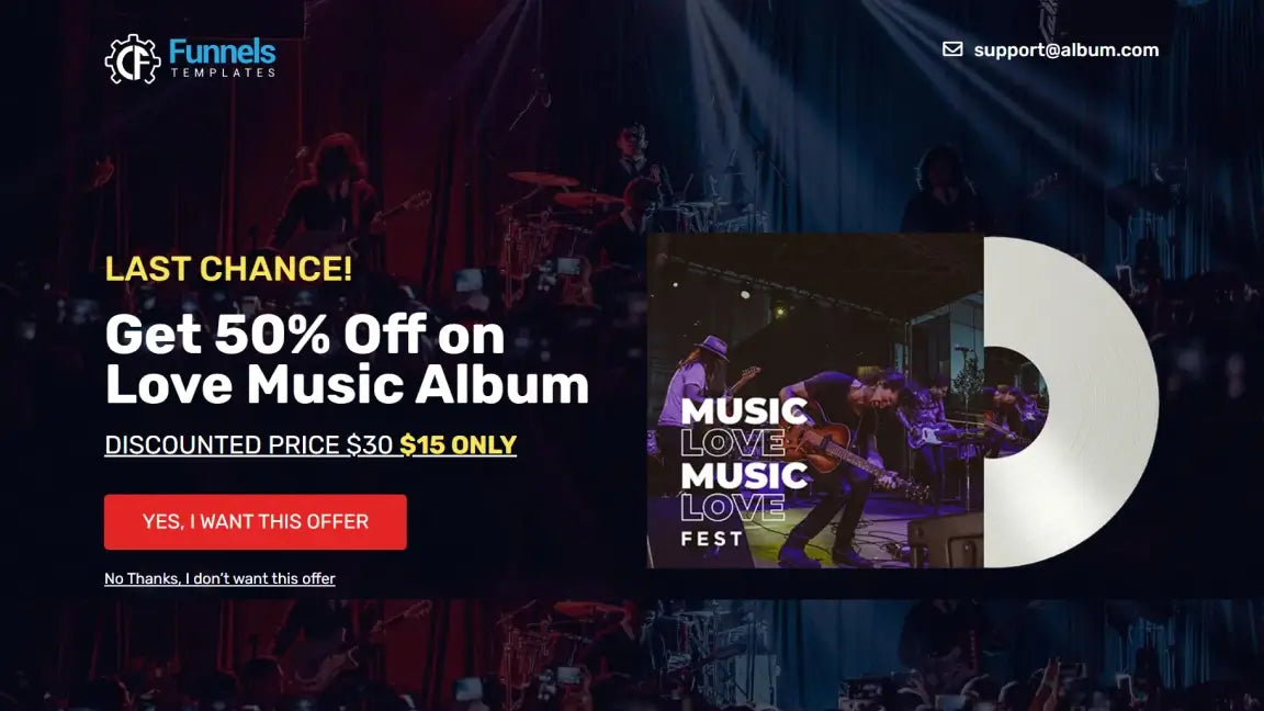 ClickFunnels 2.0 Music Funnel for Artists - Banner
