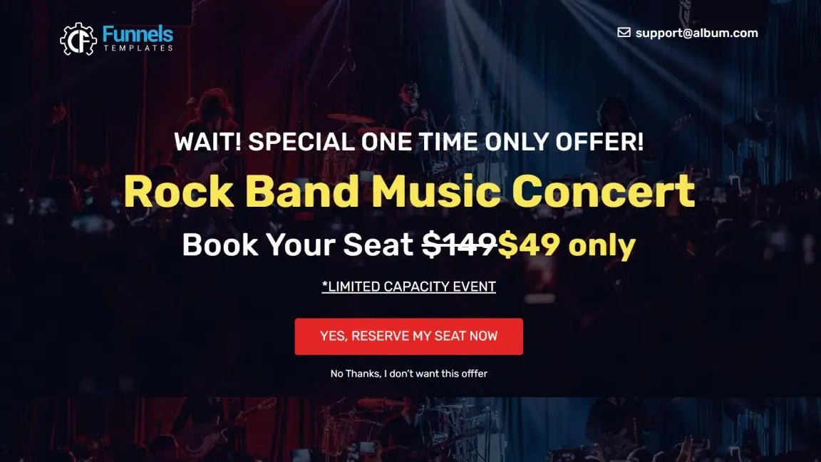 ClickFunnels 2.0 Music Funnel for Artists - Upsell