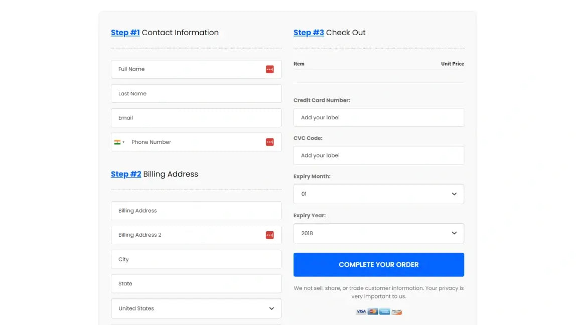 ClickFunnels Webinar Funnel for Ecommerce - Order Page