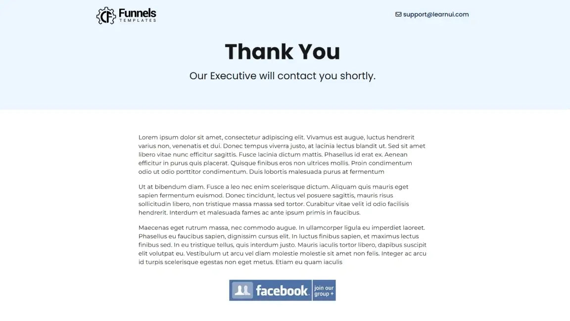 ClickFunnels Webinar Funnel for Ecommerce - Thank You