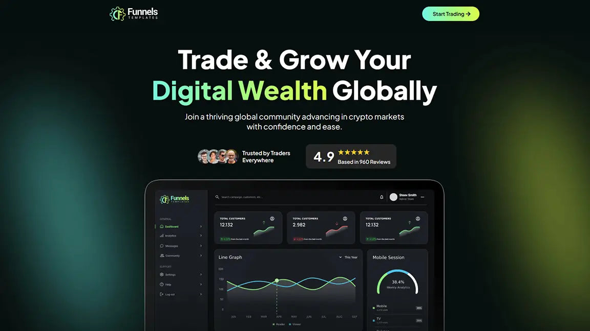 Crypto Trading Funnel - Banner