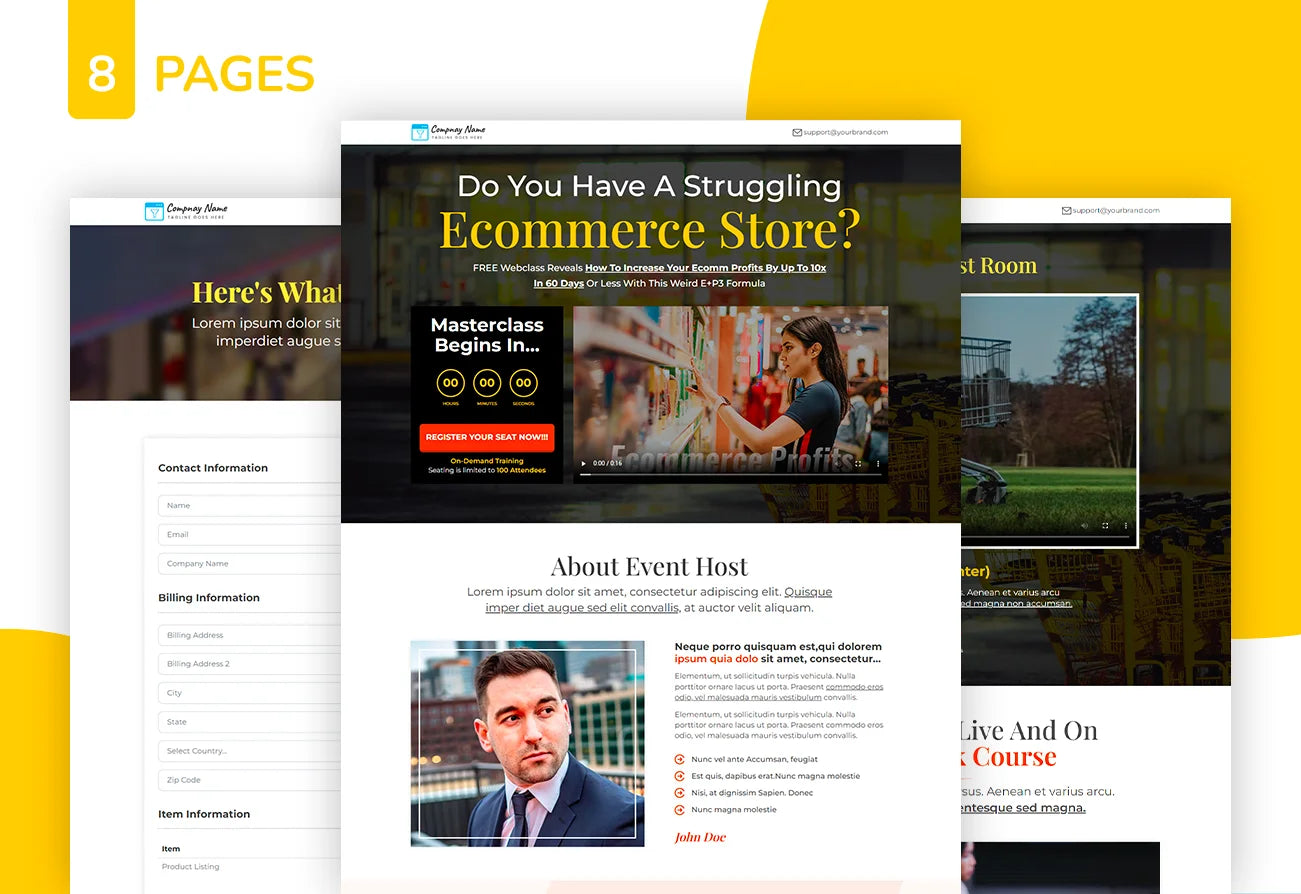 Digital Dominance: Digital Marketing Agency Sales Funnel HTML Template
