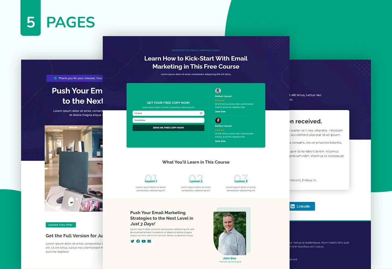 ClickFunnels 2.0 Funnel for Digital Marketing – Email Course & eBook L