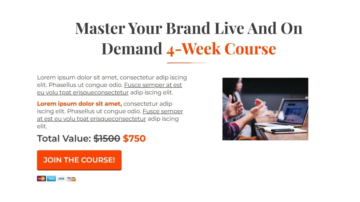 ClickFunnels Webinar Funnel for Ecommerce - Master Your Brand