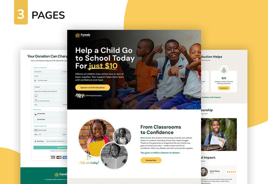 Education Donation Funnel