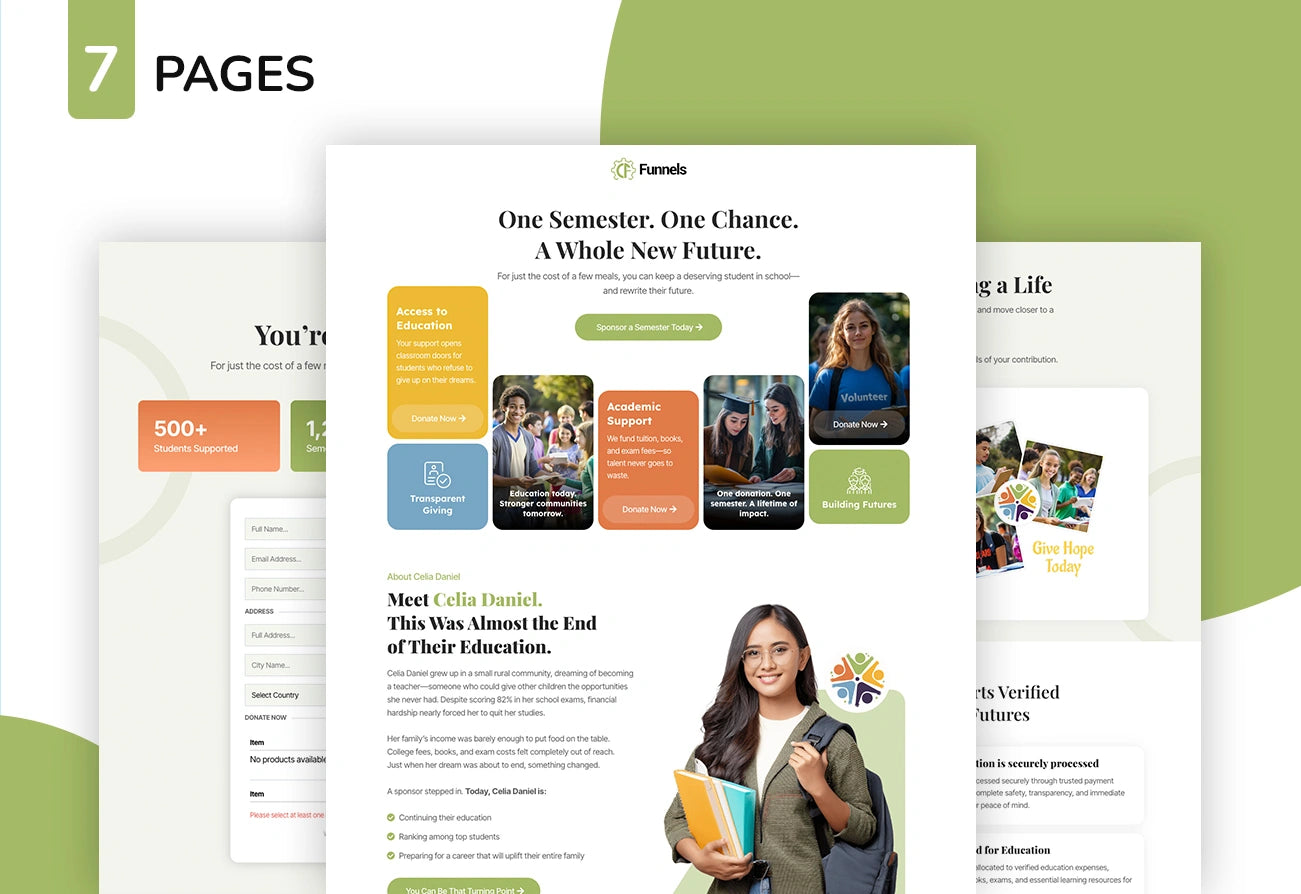 Education Scholarship Funnel Thumbnail